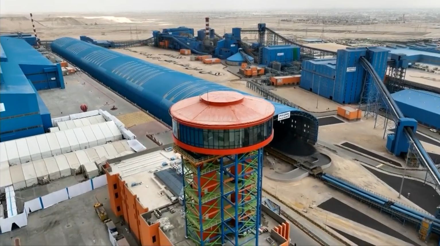 Suez Steel Administrative Building Featured During Presidential Visit