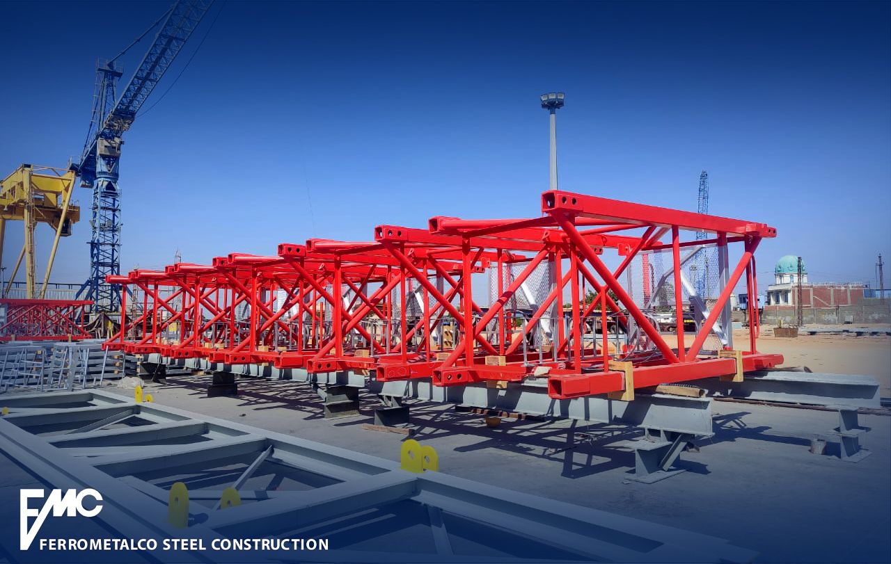 Tower Crane Structures Fabricated for KSA and Germany Projects